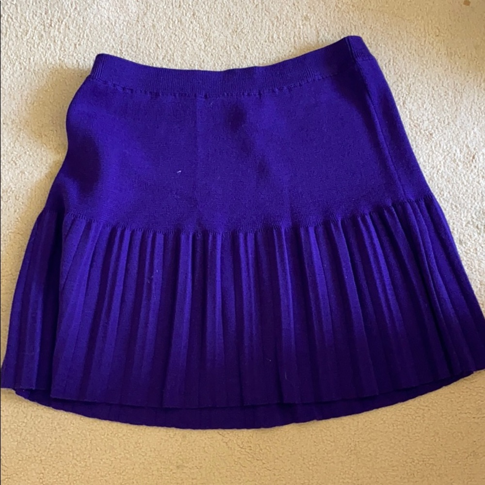 Purple Miu Miu skirt
